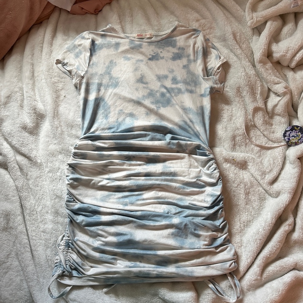 RUCHED SUMMER SUNDRESS